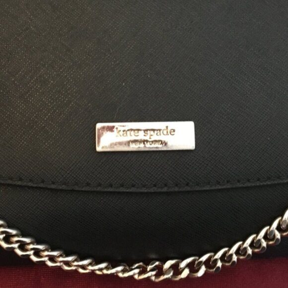 Kate Spade ♠️  Black Crossbody Purse with 22" adjustable strap - Picture 2 of 10